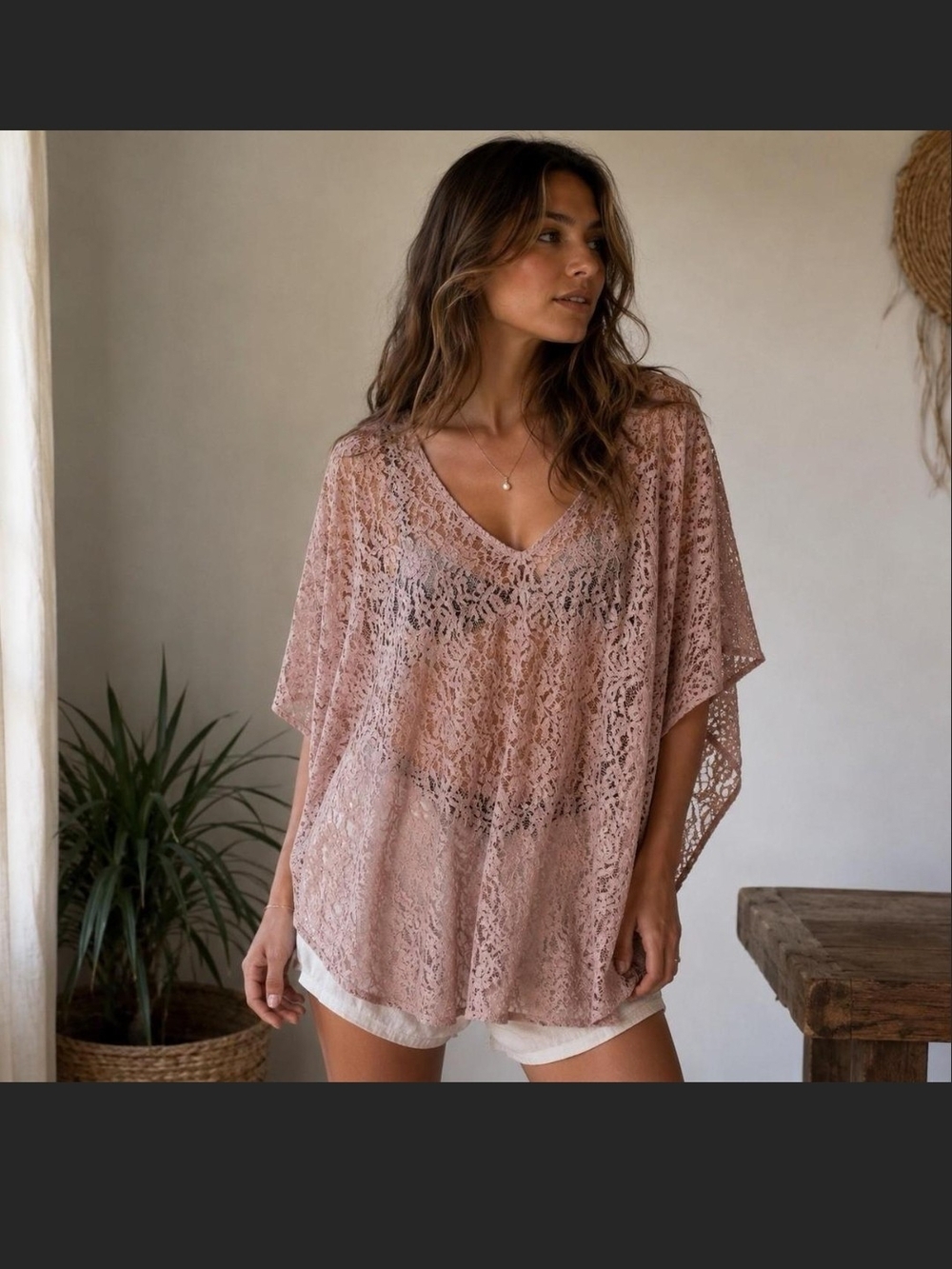 MELISSA ODABASH Boho Lace Coverup